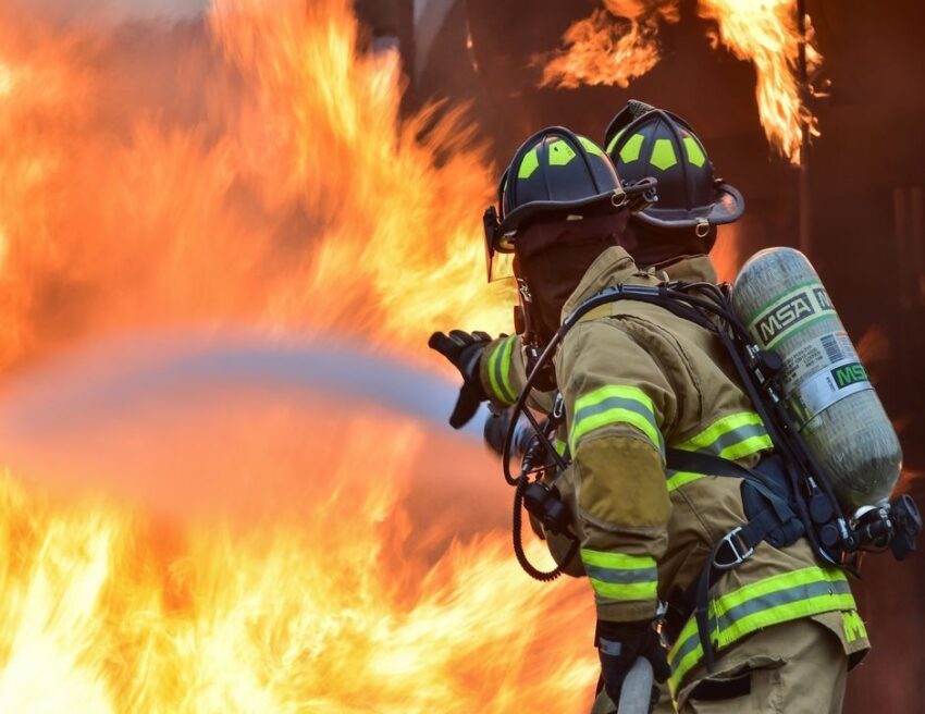 container terminal fire