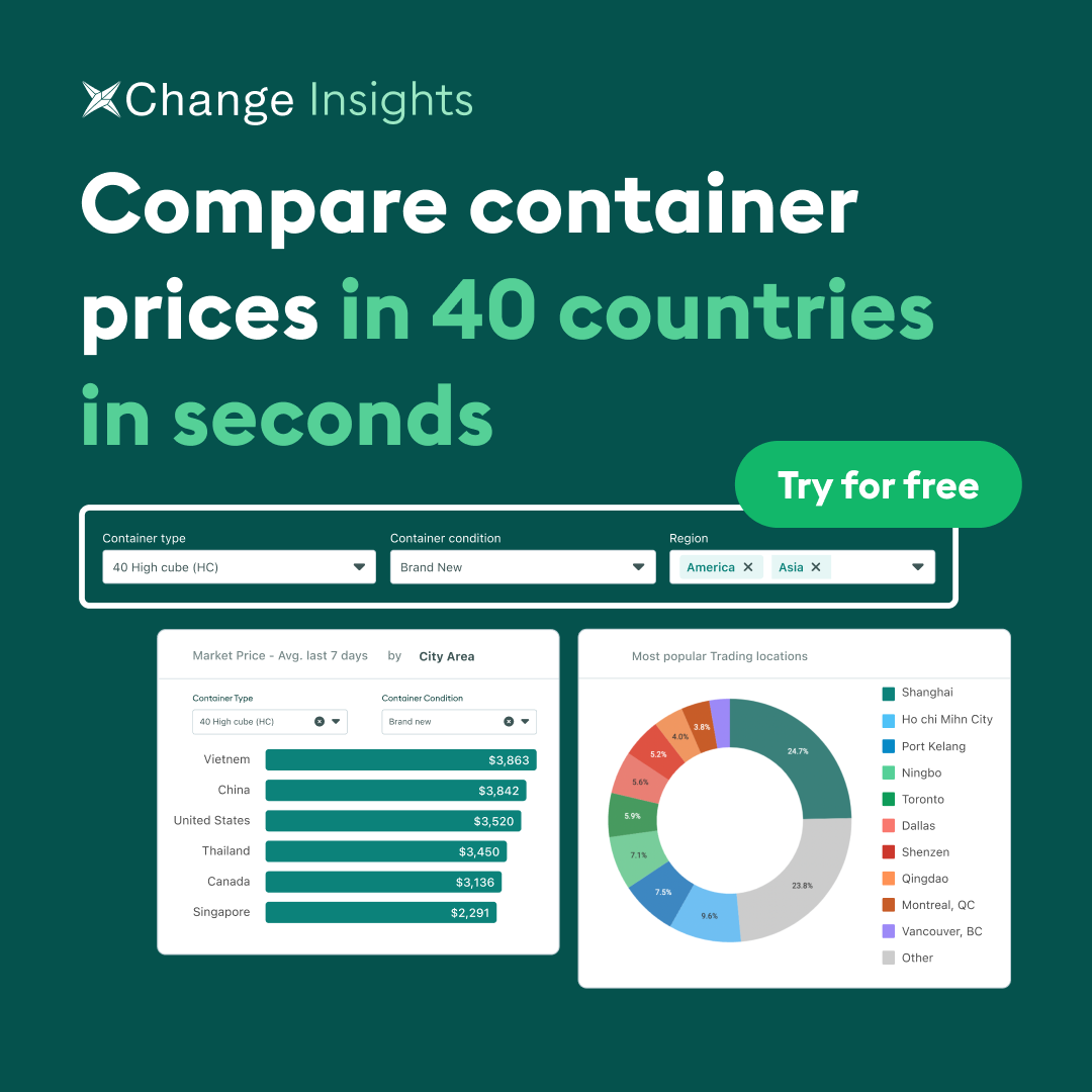 Container exchange - ocean freight shipping