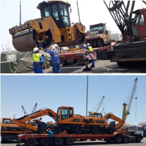 Conqueror member in Bandar Abbas and Tehran handled a project shipment consisting of 257 units of road constructing trucks and equipment