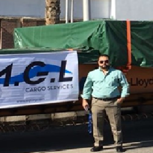Conqueror Cairo handles a project cargo consisting of a new production line for one of their partners