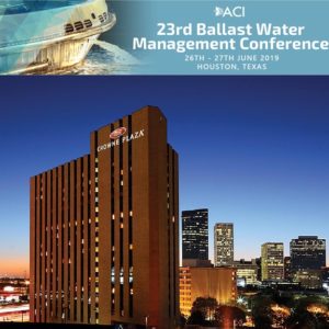 Conqueror partners with ACI 23rd Ballast Water Management Conference