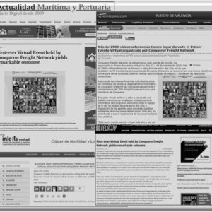 Conqueror Freight Network’s 1st Virtual Meeting gets coverage from several logistics webzines