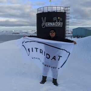 Conqueror member in Odessa delivers the construction materials for repairing the Ukrainian Station located in the Antarctica