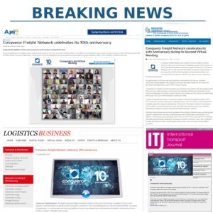 Leading supply chain news portals covers the news of Conqueror’s 10th Anniversary and 2nd Virtual Meeting