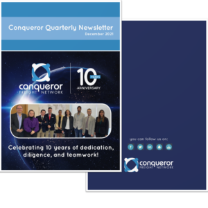 The December edition of Conqueror’s quarterly newsletter is now available for reading
