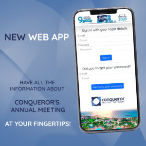 Conqueror launches a new web app for their upcoming Annual Meeting