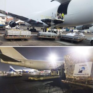 An air charter shipment of 90,700 kilograms for a power transmission project successfully concluded by Conqueror Pune