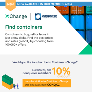 Conqueror members can now access xChange’s container leasing and trading platform right from the Members Area