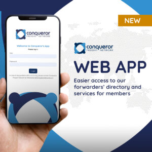 Conqueror Freight Network unveils a new web app for seamless international collaboration on the go