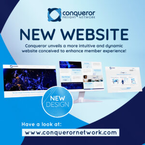 Conqueror Freight Network unveils a more intuitive and dynamic website and launches a new web app